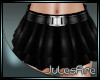 FIRE Black Ruffle Skirt
