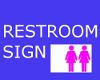 Restroom Sign F/F