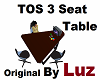 TOS 3 Seat Table