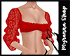 M - Coralin Red Top Lace