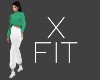 X FIT Green/White