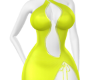 Yellow Cutout Dress
