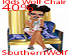 Kids Wolf Chair
