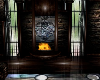 "Etched" Fireplace