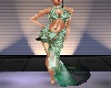 Emerald glitter gown