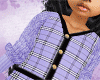 Kid Purple Plaid Dress