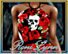 Skull Rose Halter Dress