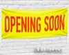 H. Opening Soon Banner