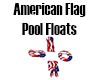 American Flag Pool Float
