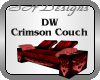 DW Couch Crimson
