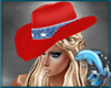 *DD Cowgirl Hat Red