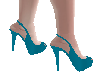 Teal PeepToe Slingback