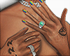 Rainbow Nails + Tattoo