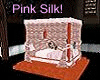 Pink Satin Cherry Bed