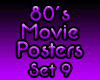 80's Movie Posters Set 9