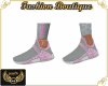 NJ] Grey & Pink Sneakers