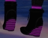 Purple Stripe Boot
