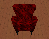 Red and black chair