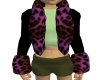 Pink Cheetah Fur Coat