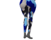 CAMO BLUE LEGGIN