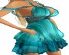[KC]Blue/Teal Lace dress