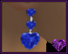 Sapphire Glow Heart Drop