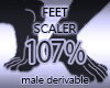 Feet Resizer Scaler 107%