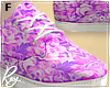 Violet Floral Shoes