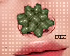 !!D Xmas Nose Bow Greeny