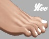 Realistic Feet - White