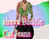 sireva Baddie Cat Jeans