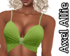 AA Green Tie Back Top