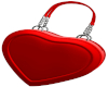 Giselle Red Heart Purse