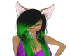 Green Blk Hair