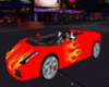 a awesome car w/ flames