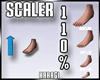 Foot Scaler Resizer 110%