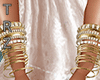 TRZ- Gold Gown Bracelets