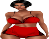 2Pc Red Lingerie