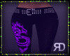Purple Neon Dragon Pant