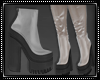 Sheer Ankle Boots White