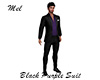 Purple Black Suit