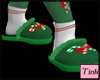 Candy Cane Slippers