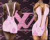 Pink LV Mini Dress XXL