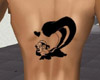 Pepe lover back tattoo F