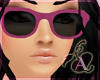 [A] Pink Nerd Sunglasses