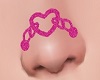 Nose Chain Glitter Pink