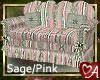.a Sage Pink Granny Sofa