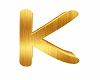 Letter K 3D.