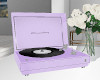 Lavender Record Player