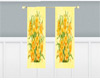 Yellow Flowers Curtains